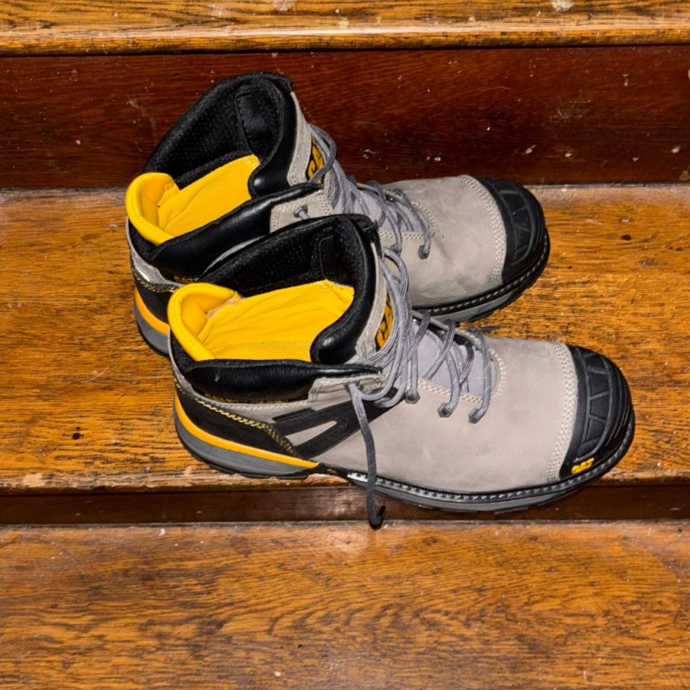 Caterpillar-Pewter Carbon Composite Toe Excavator Superlite Waterproof Work Boot